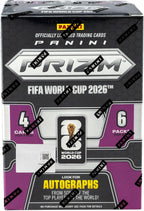 Panini Prizm World Cup Soccer 2026 - Caja de valor, exclusiva de tarjetas