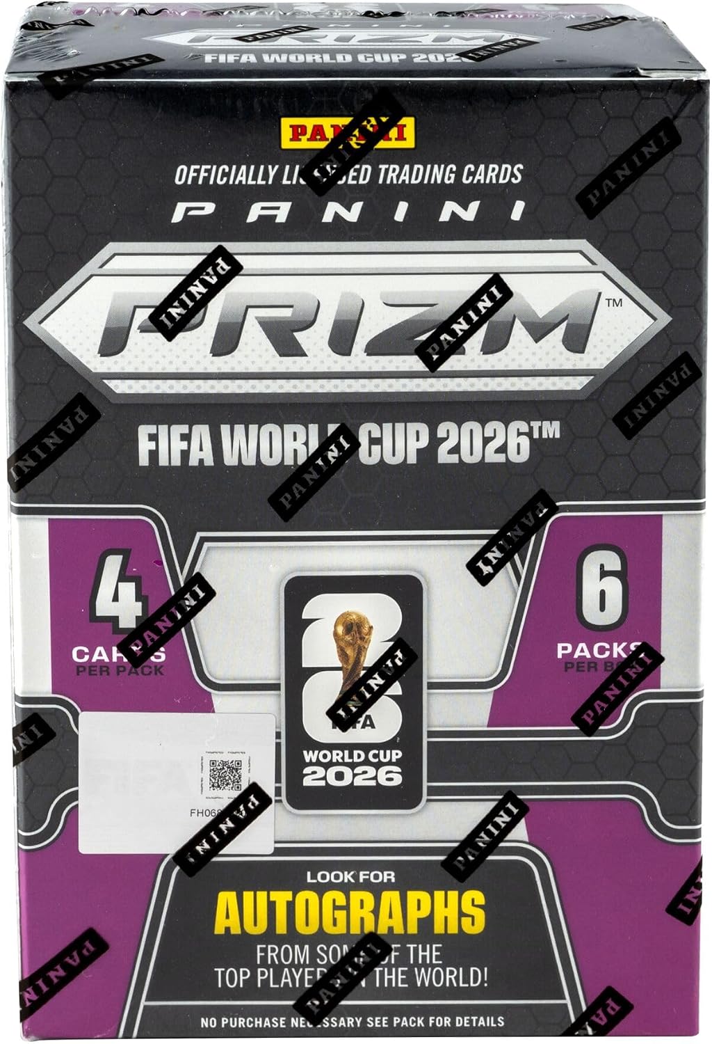 Panini Prizm World Cup Soccer 2026 - Caja de valor, exclusiva de tarjetas