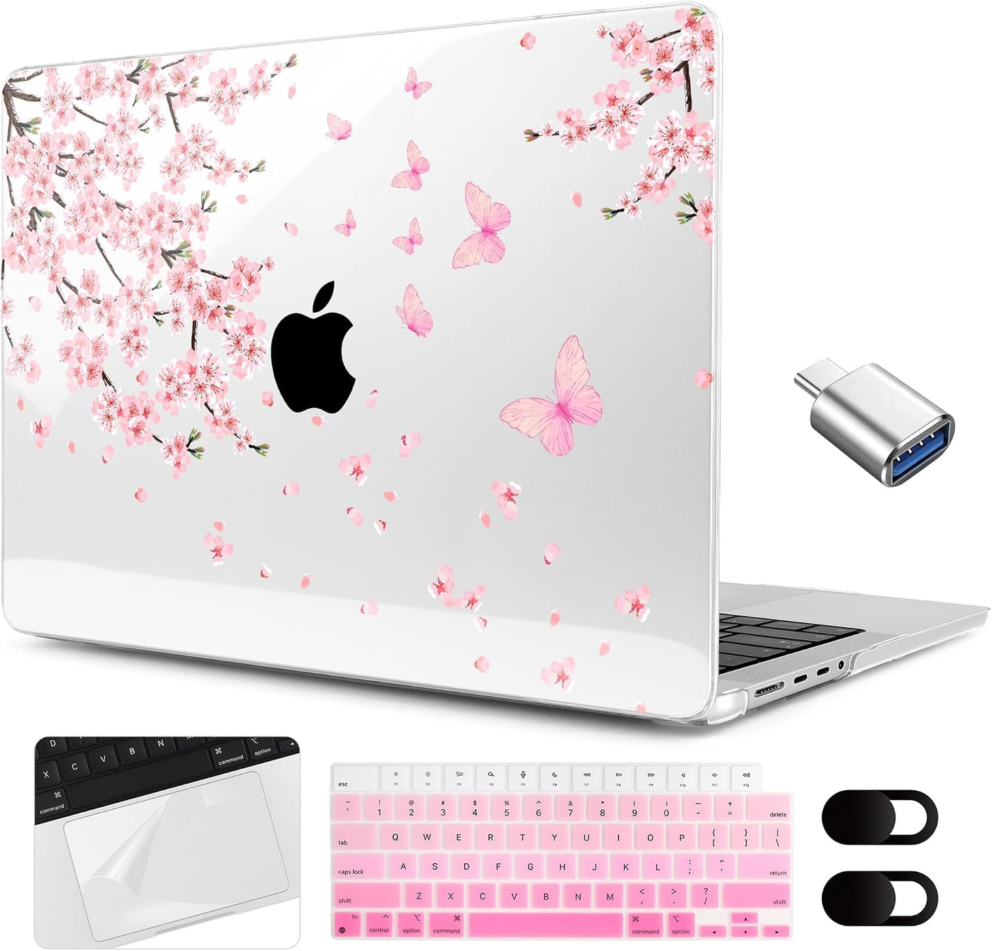 MEEgoodo Funda compatible con MacBook Pro de 14 pulgadas (M5\/M4\/M...
