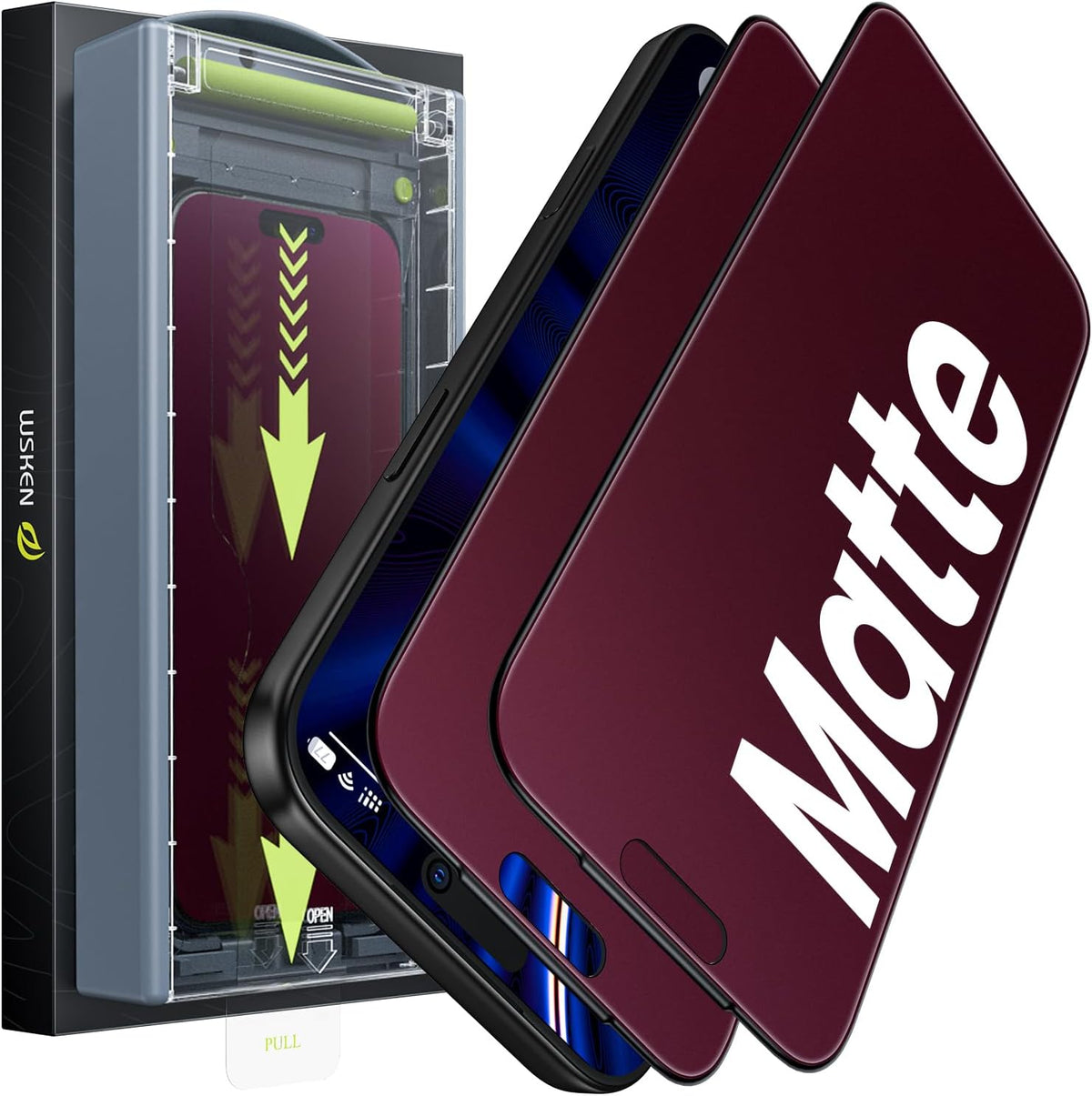WSKEN Protector de pantalla de privacidad mate para iPhone 18 Pro Max