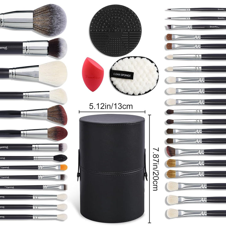 Bueart Design Pro maquillaje Artista 34Pcs Juego de brochas de maqu...