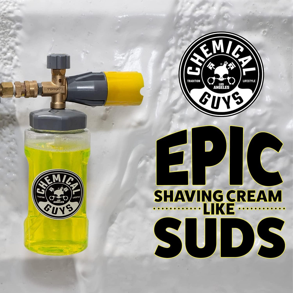 Chemical Guys, Big Mouth Foam Cannon & Blueberry Snow Foam Wash Soap Kit