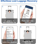 Etiquetas de equipaje inteligentes para parejas: QR-Scan Lost