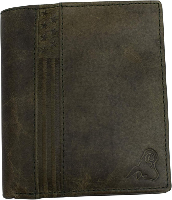 Swiss Marshall Cartera europea de piel de cordero con bloqueo RFID...