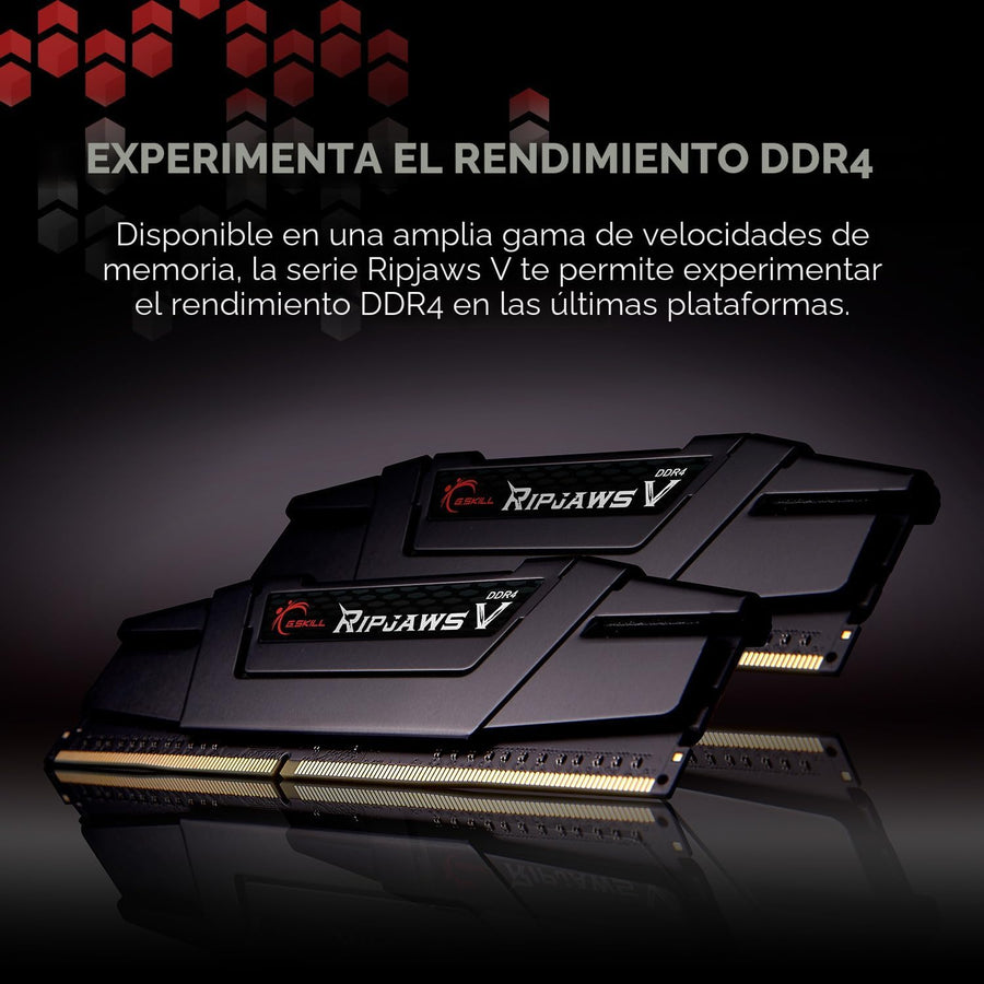 G.SKILL RipjawsV Series DDR4 RAM (XMP) 32GB (2x16GB) 3200MT\/s CL16...