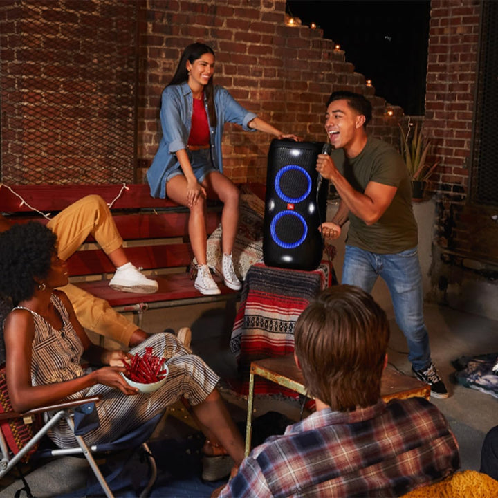 JBL PARTYBOX 720 - Altavoz portátil para karaoke con sistema de mic...