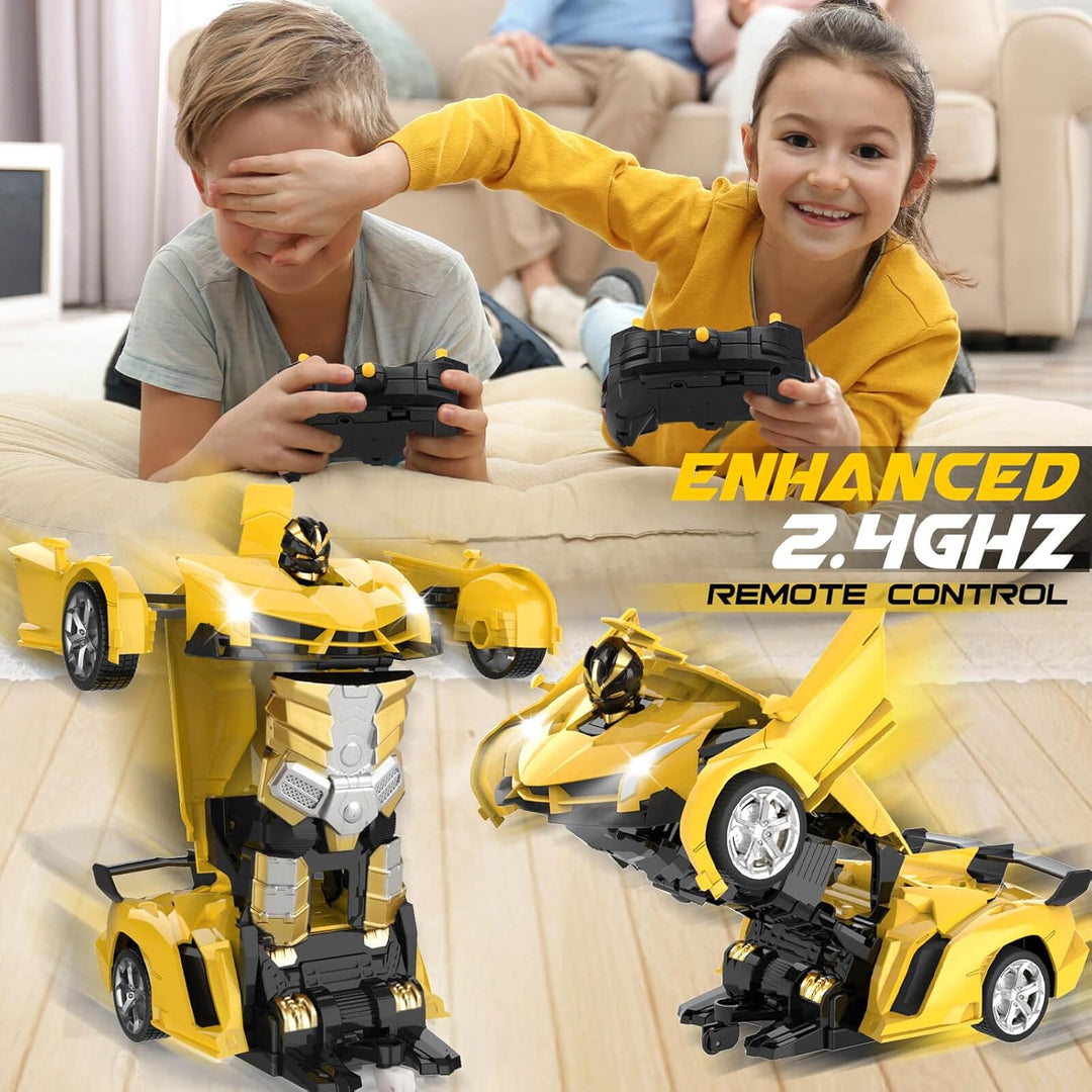 Dolanus Coche de Control Remoto - Transform Robot Coches RC, Juguet...