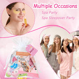 144 piezas de suministros de fiesta de spa para mujeres, artículos...