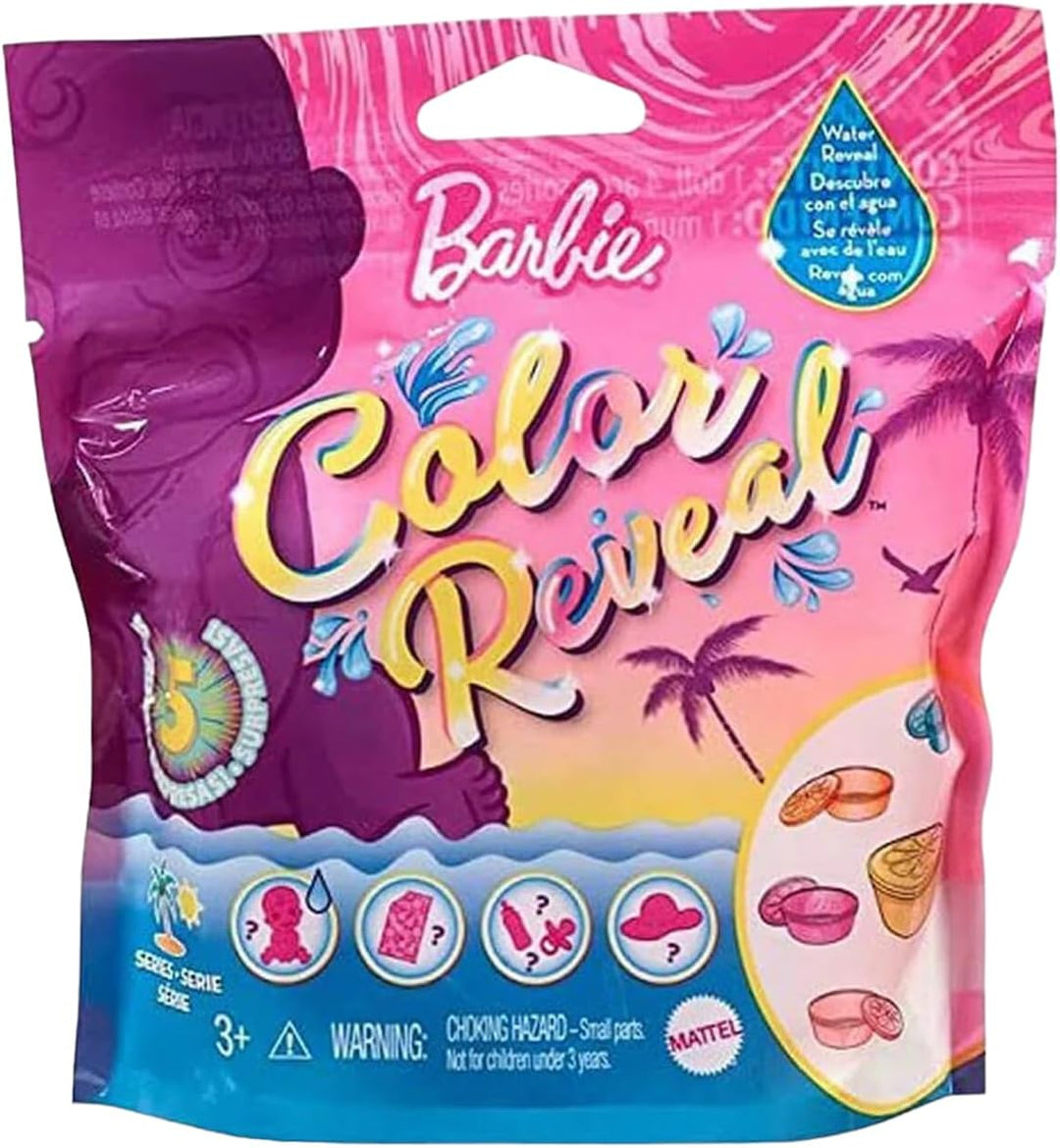 Barbie Color Reveal - Muñeca de bebé Sand &amp; Sun Series (paquete...