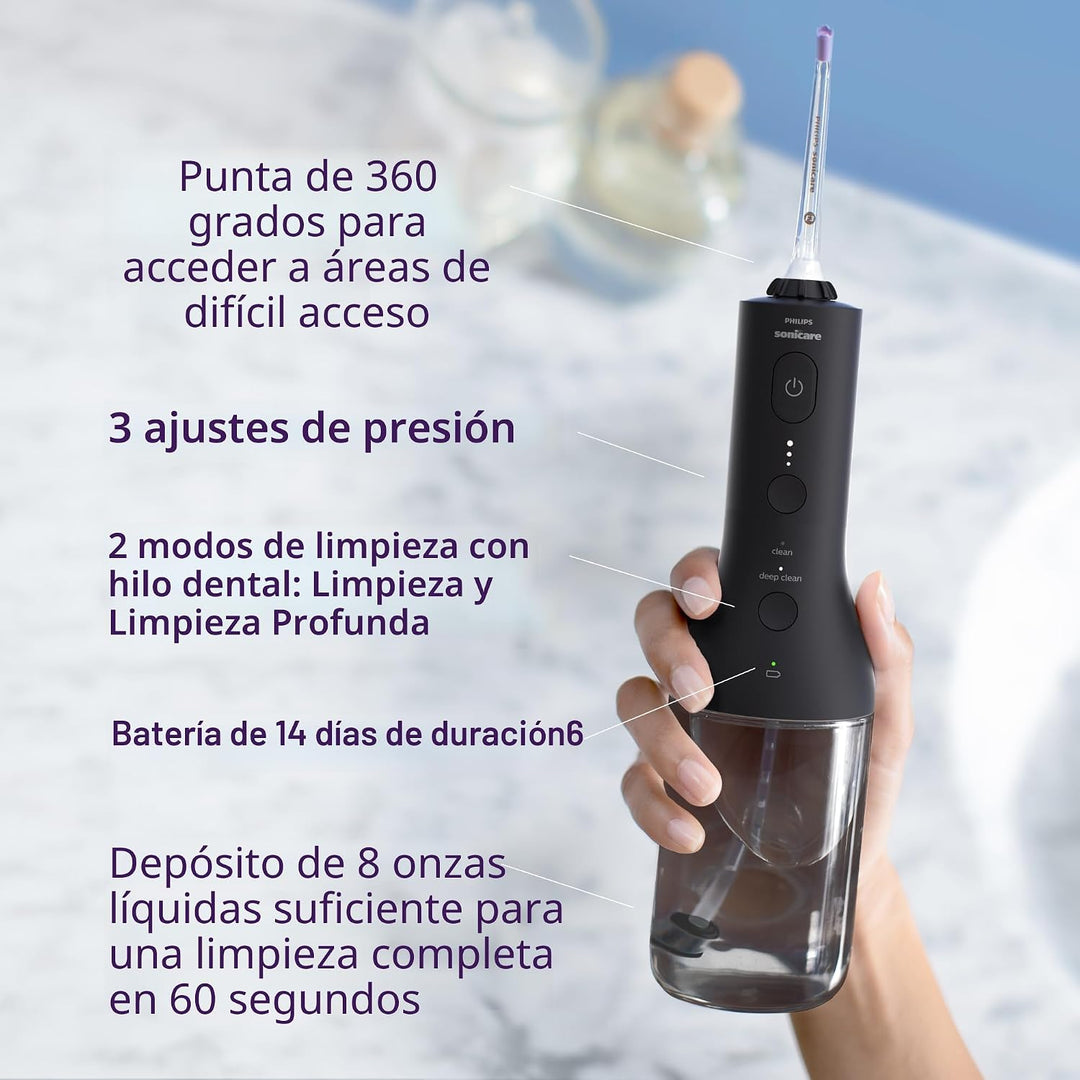 Philips Sonicare Irrigador dental inalámbrico 3000 \u2013 Irrigador...