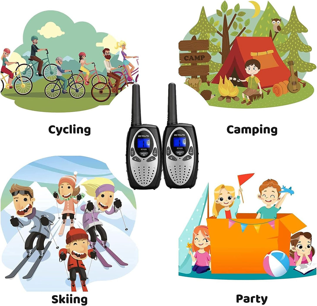 Retevis RT628 Walkie Talkies para niños, regalos de juguete para ni...