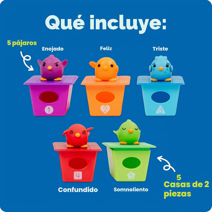 Learning Resources Peek-a-Bird Learning Buddies - 15 piezas, edad 1...