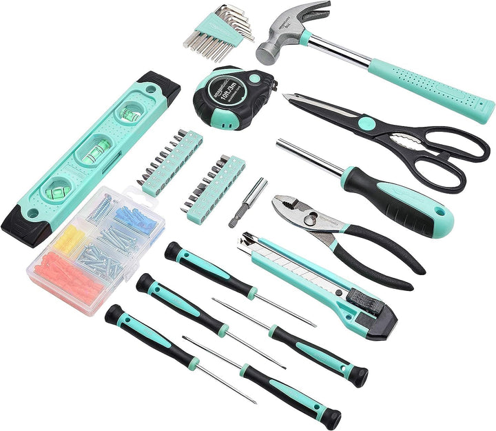 Amazon Basics Kit de herramientas domésticas de 142 piezas para rep...