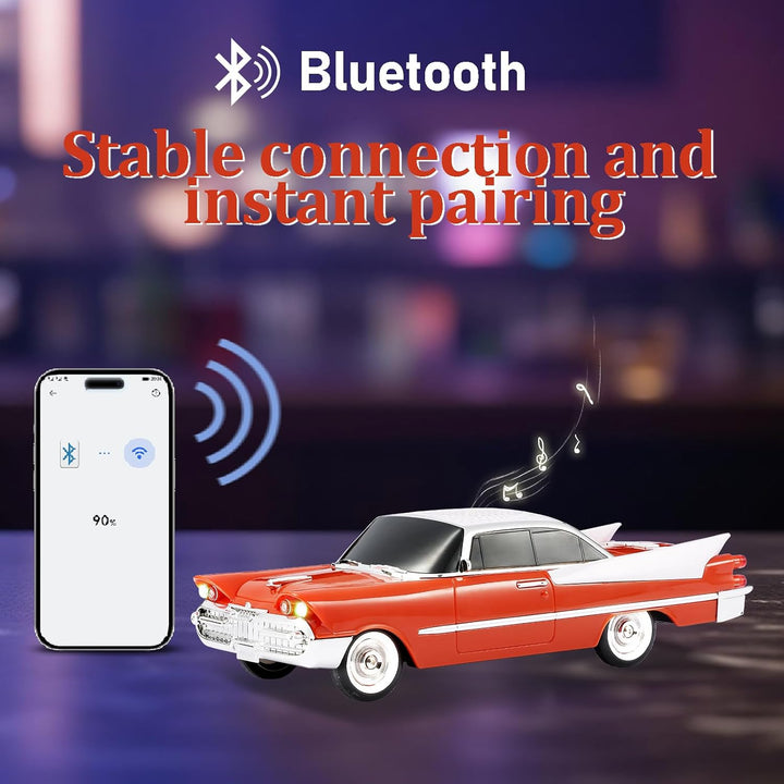 WSTER WS-1965 Replica Altavoz Bluetooth - Diseño retro de cohete de...