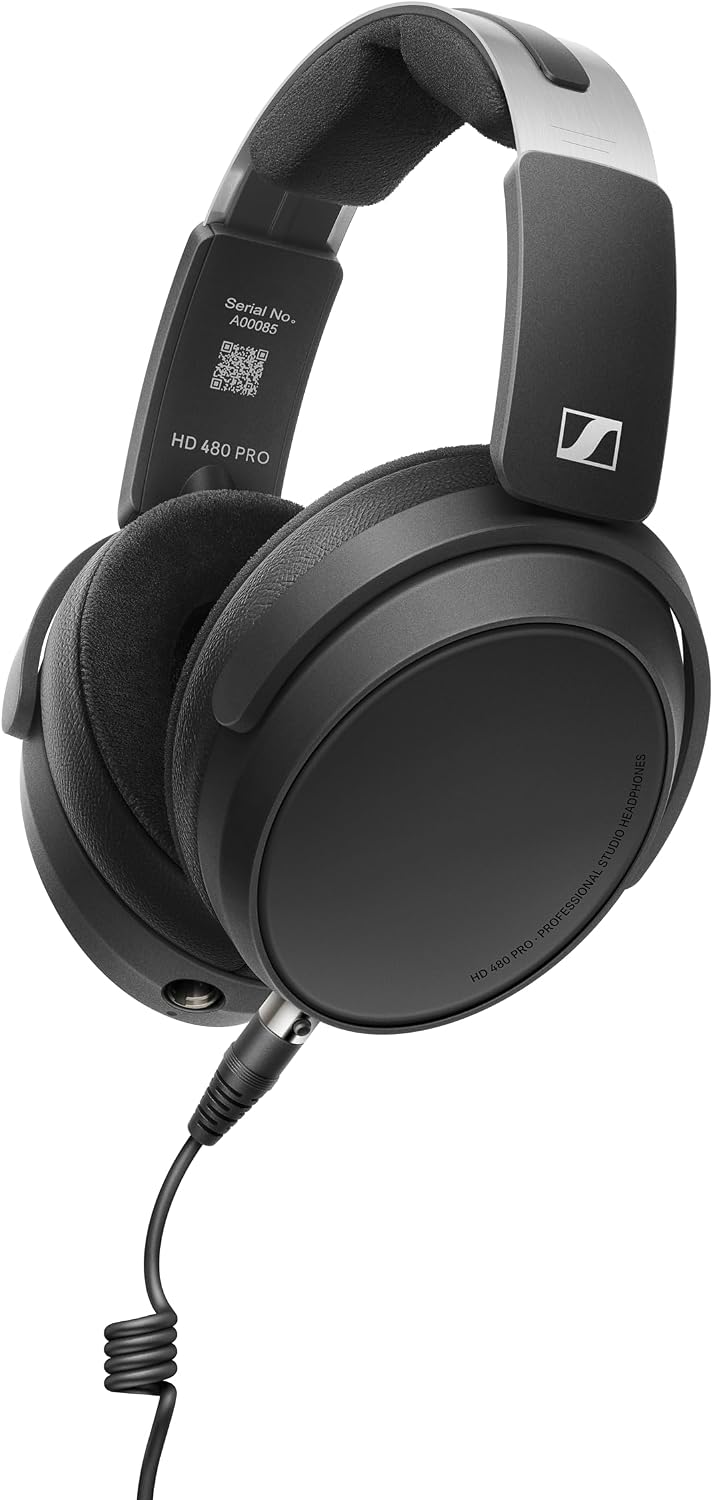 HD 480 PRO Plus Auriculares profesionales de estudio cerrados, color negro