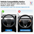 Funda magnética para volante para Tesla Model 3 2019-2025 Modelo Y 2021