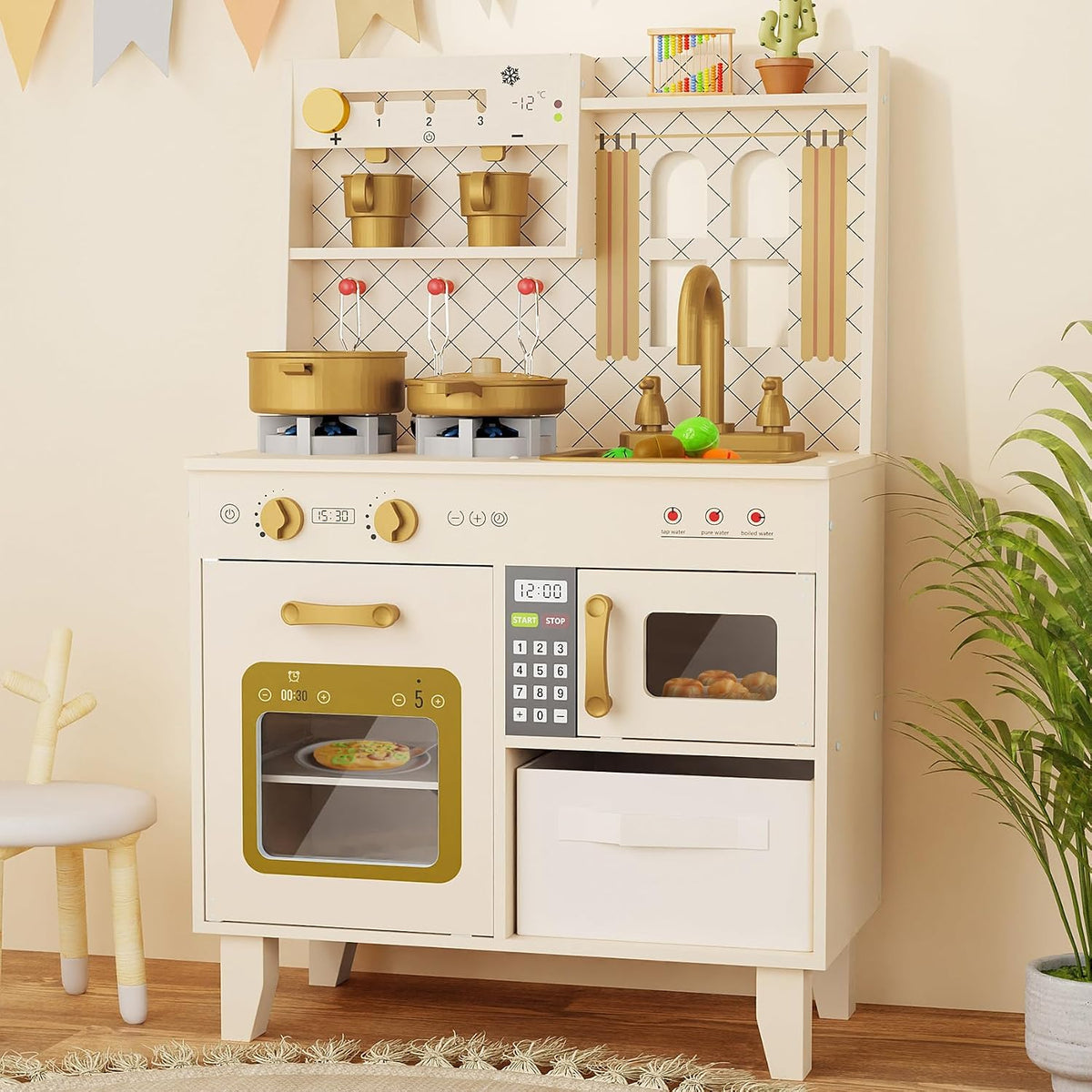 Juego de cocina con luces realistas, sonidos, juego de simulación