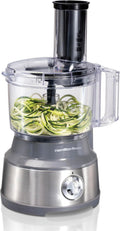 Hamilton Beach Procesador de alimentos y picador de verduras de 10 tazas