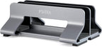 Psitek Soporte vertical de aluminio para dos computadoras portátile...