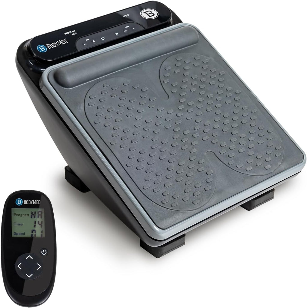 BodyMed Masajeador de pies | Terapia de masaje con vibración de tejido profundo | Masajeador en casa con control remoto | Alivio rápido de la neuropatía, fascitis plantar, mejora la circulación