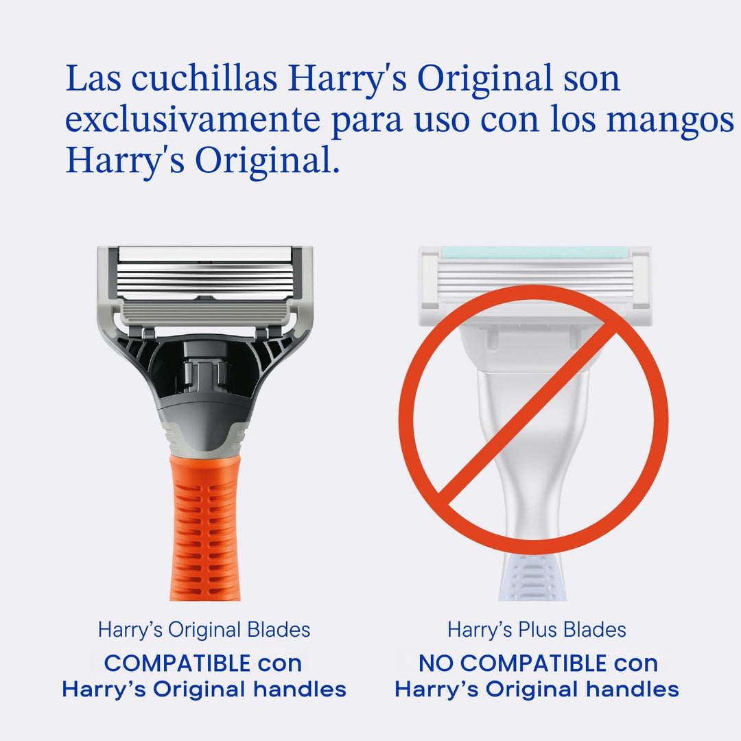 Harry's Cuchillas de afeitar originales para hombre, 14 unidade...
