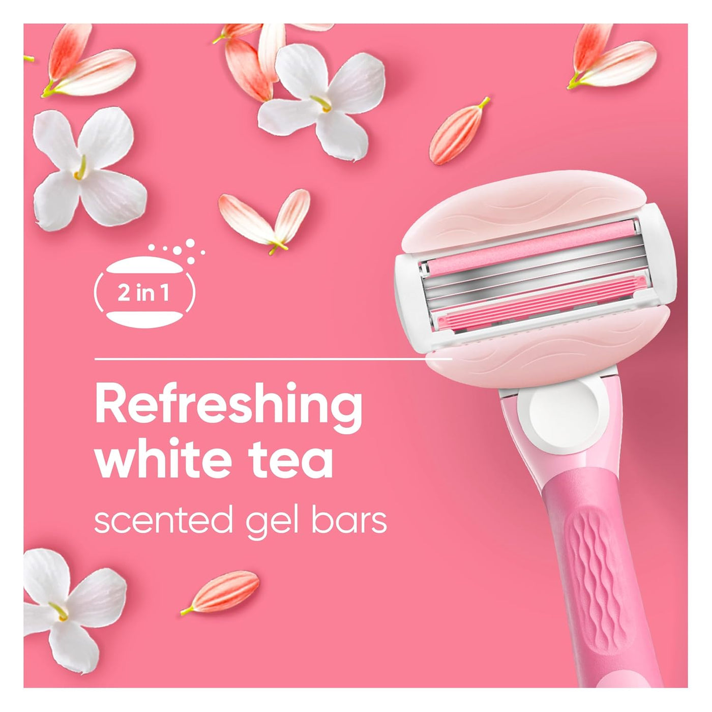 Gillette Venus ComfortGlide White Tea 4 unidades, con Gillette Venu...