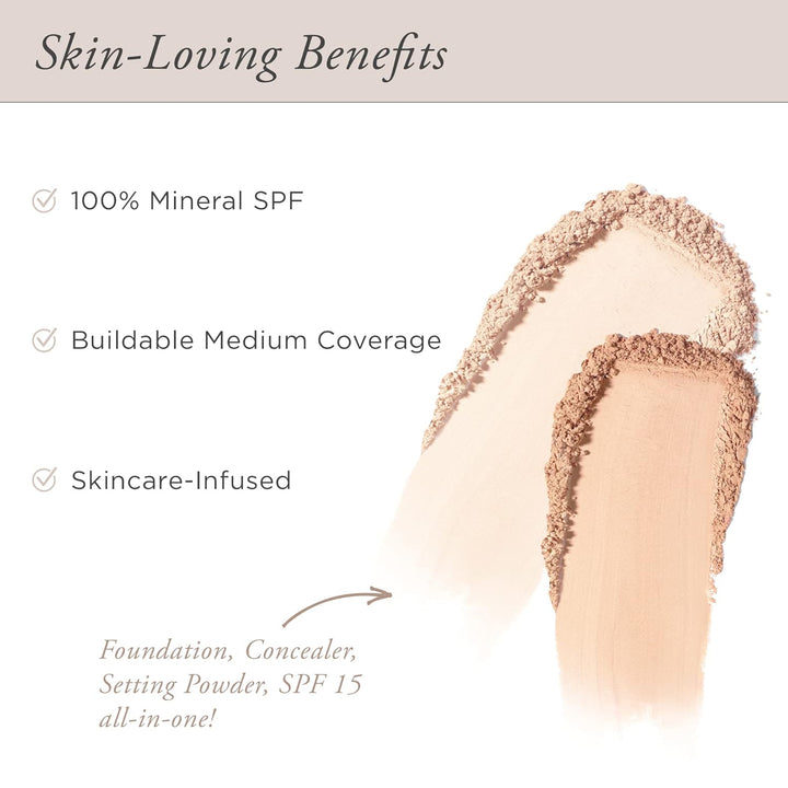 PÜR MINERALS Base de Maquillaje Mineral Prensada 4 en 1 en Polvo co...