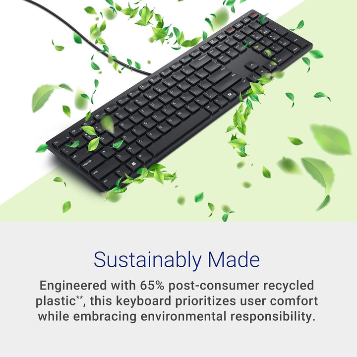Dell KB525C Teclado de Colaboración Alámbrico - Conectividad Versát...