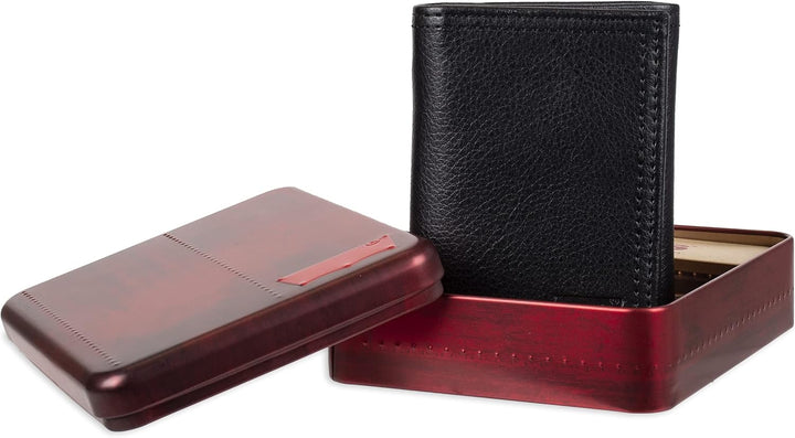 Levi's Billetera triple RFID para hombre, elegante y delgada, i...