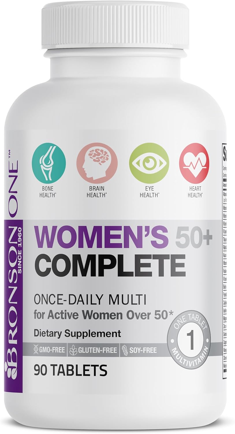Bronson ONE Daily Multivitamínico Multimineral Completo 50+ para mu...