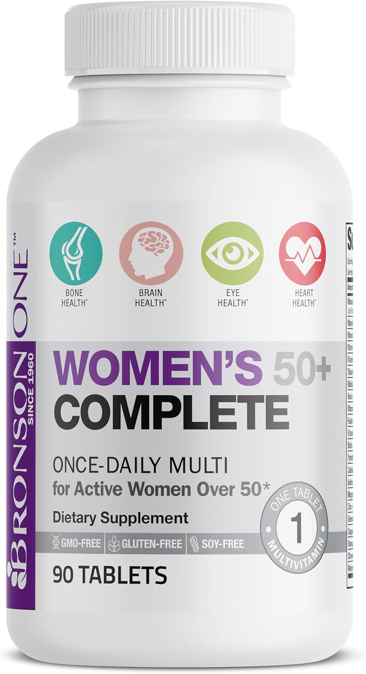 Bronson ONE Daily Multivitamínico Multimineral Completo 50+ para mu...