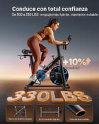 MERACH Bicicleta de Ejercicio, Resistencia Magnética, Capacidad 330 lbs