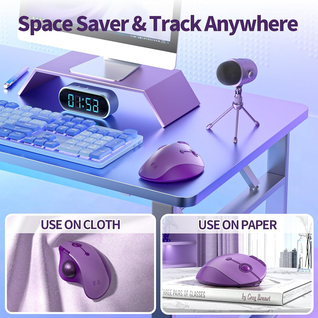seenda Ratón de Trackball inalámbrico, mouse ergonómico Bluetooth R...