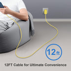 Cargador USB C tipo C cargador de carga rápida 12FT 45W Samsung