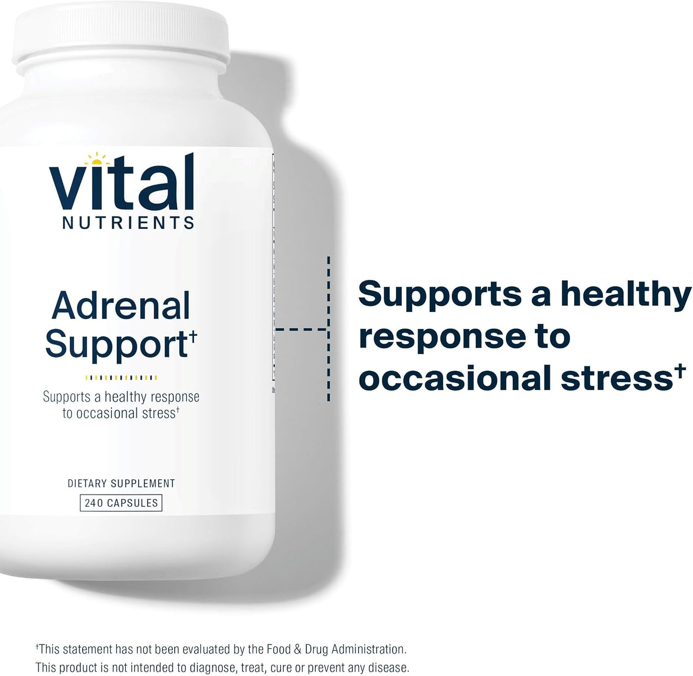 Vital Nutrients Apoyo suprarrenal - Suplementos de apoyo suprarrena...