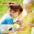 Microscopio para niños, SKYBASIC pantalla IPS de 2" 1000X microscopios digitales de mano microscopios HD de bolsillo mini microscopio USB portátil cámara, compatible con PC, regalos educativos de