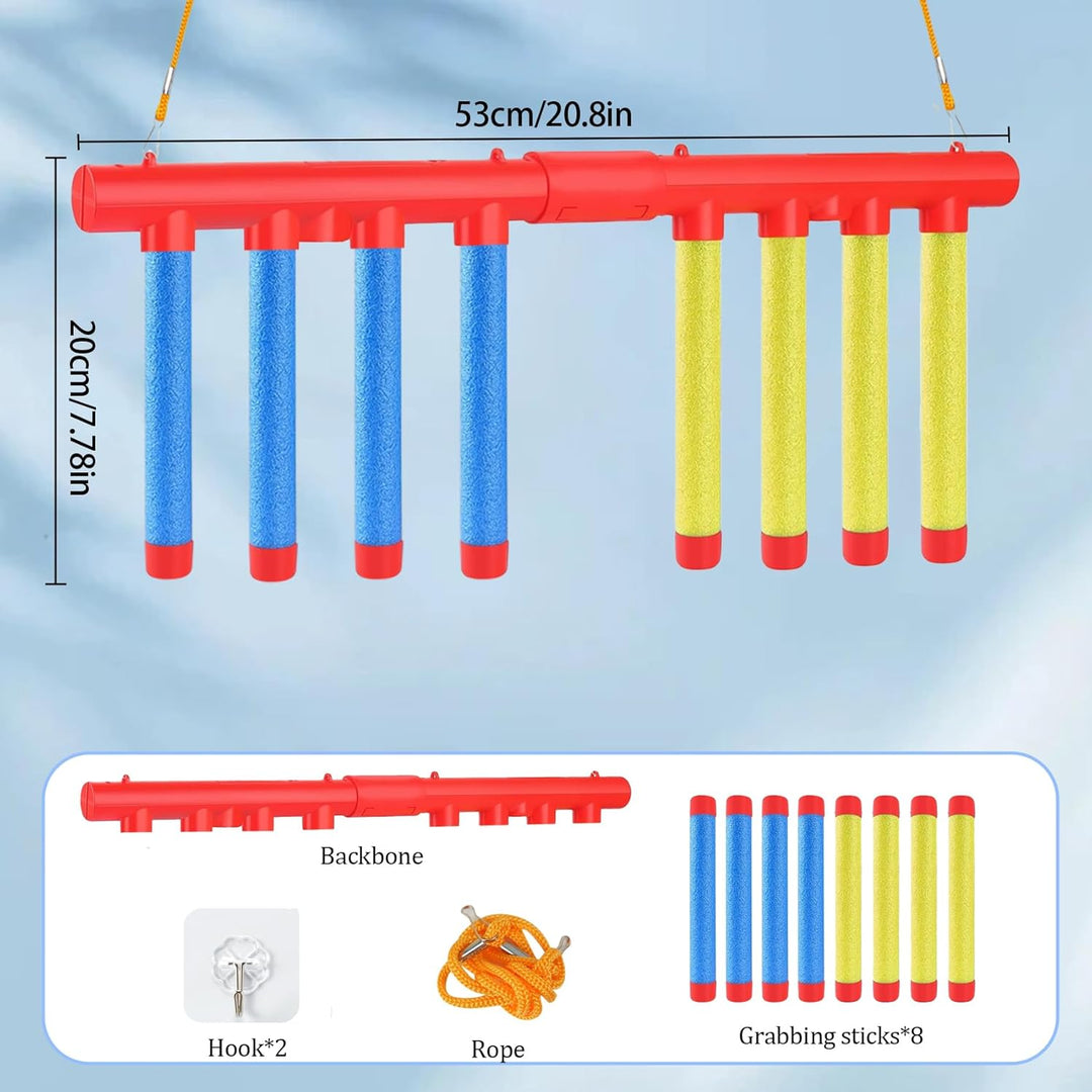 Reflex Drop Sticks Challenge Game - 3 modos de velocidad ajustables...