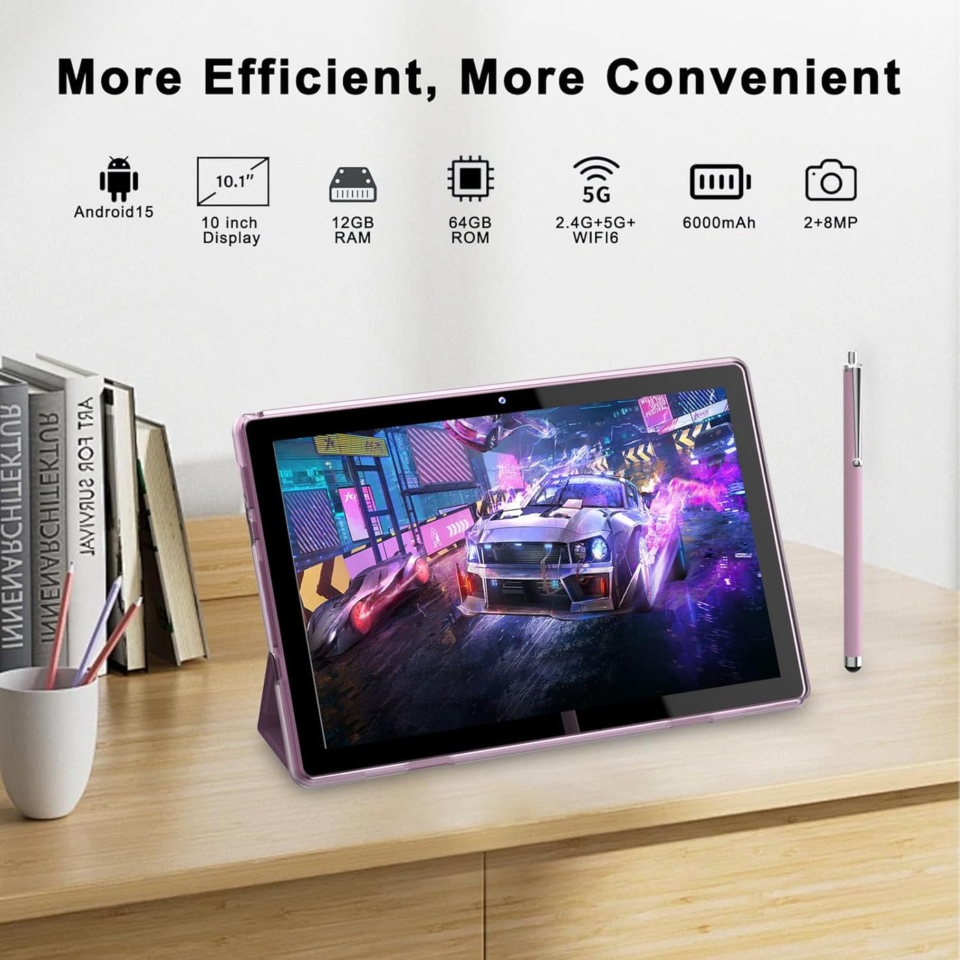 HOTTABLET 10" Tableta Android 15 de 12 (4+8Expand) GB RAM+64GB...