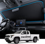 Wigoo Parasol para parabrisas Toyota Tacoma, ajuste personalizado, se