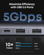 Anker, A83D2, hub USB 3.0 de 3 puertos