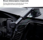 iOttie Easy One Touch Signature soporte de teléfono universal para tablero y parabrisas de auto, soporte de escritorio con base de ventosa y brazo telescópico para iPhone, Samsung, Google, más