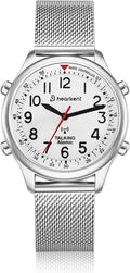 Hearkent Reloj atómico parlante para mujer, alto y claro, en inglés para personas mayores, ciegas, visualmente impariadas, regalo exquisito y elegante, 2004L