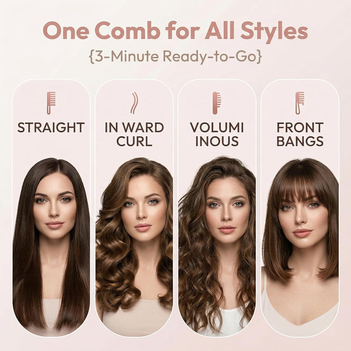 Go Brush Pro para cabello corto, alisado inalámbrico actualizado 20...