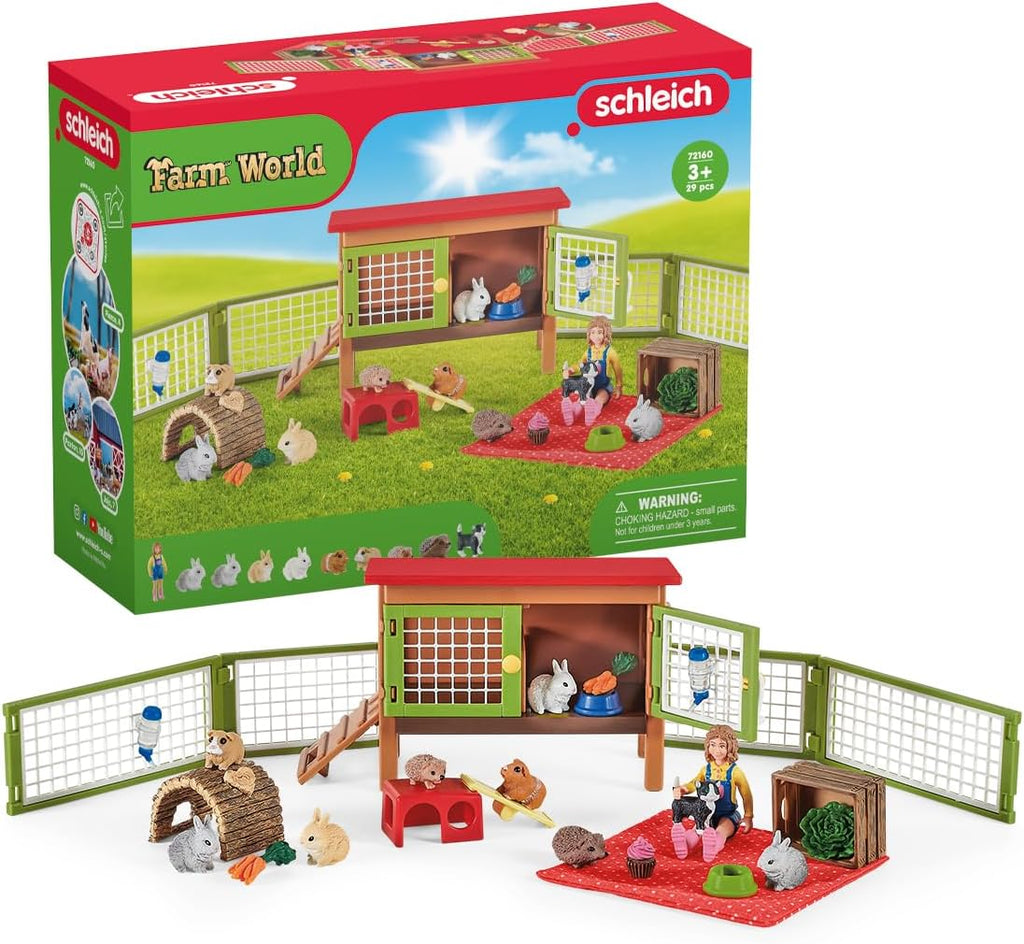 Schleich Farm World - 29Pz Picnic Con Little Pets - Niños 3+ | 72160