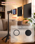 Soporte de viaje portátil actualizado para monitor/iPad/mesa/iPhone
