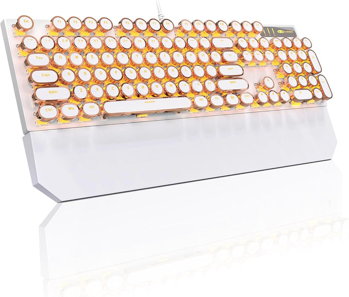 MageGee - Teclado mecánico para juegos estilo máquina de escribir r...