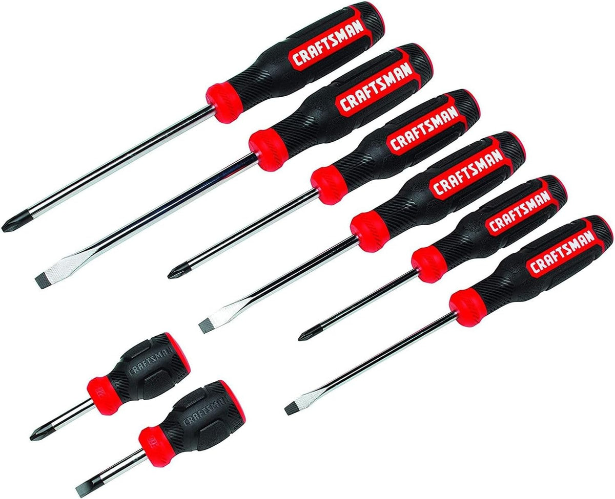 CRAFTSMAN Juego de destornilladores, bi-material, juego de 8 piezas (CMHT65075N)