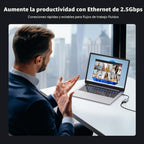 Cable Matters Adaptador USB C a Ethernet de 2,5 Gb con carga de 140 W