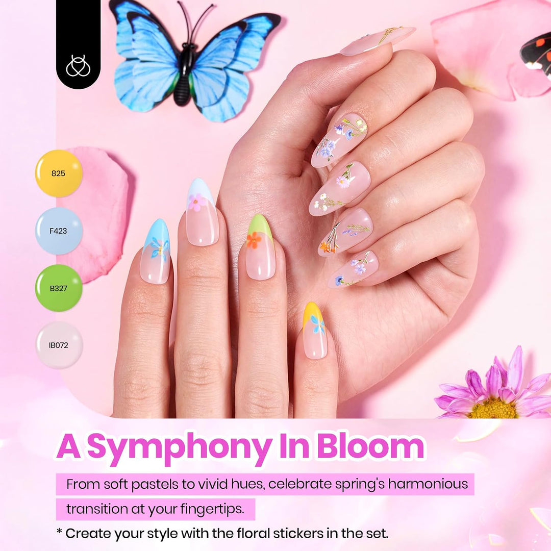 Beetles - Juego de esmaltes de gel de 36 colores, colección Petal S...