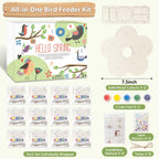 Juego de 12 comederos para pájaros para niños de 3 a 12 años